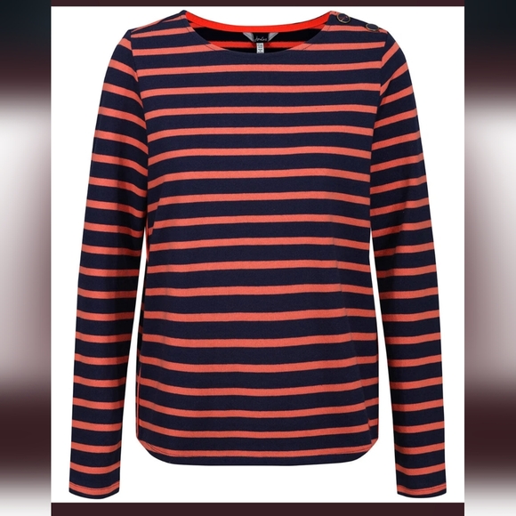 NWT Joules Aubree Striped Top, Size 4 - Picture 1 of 8
